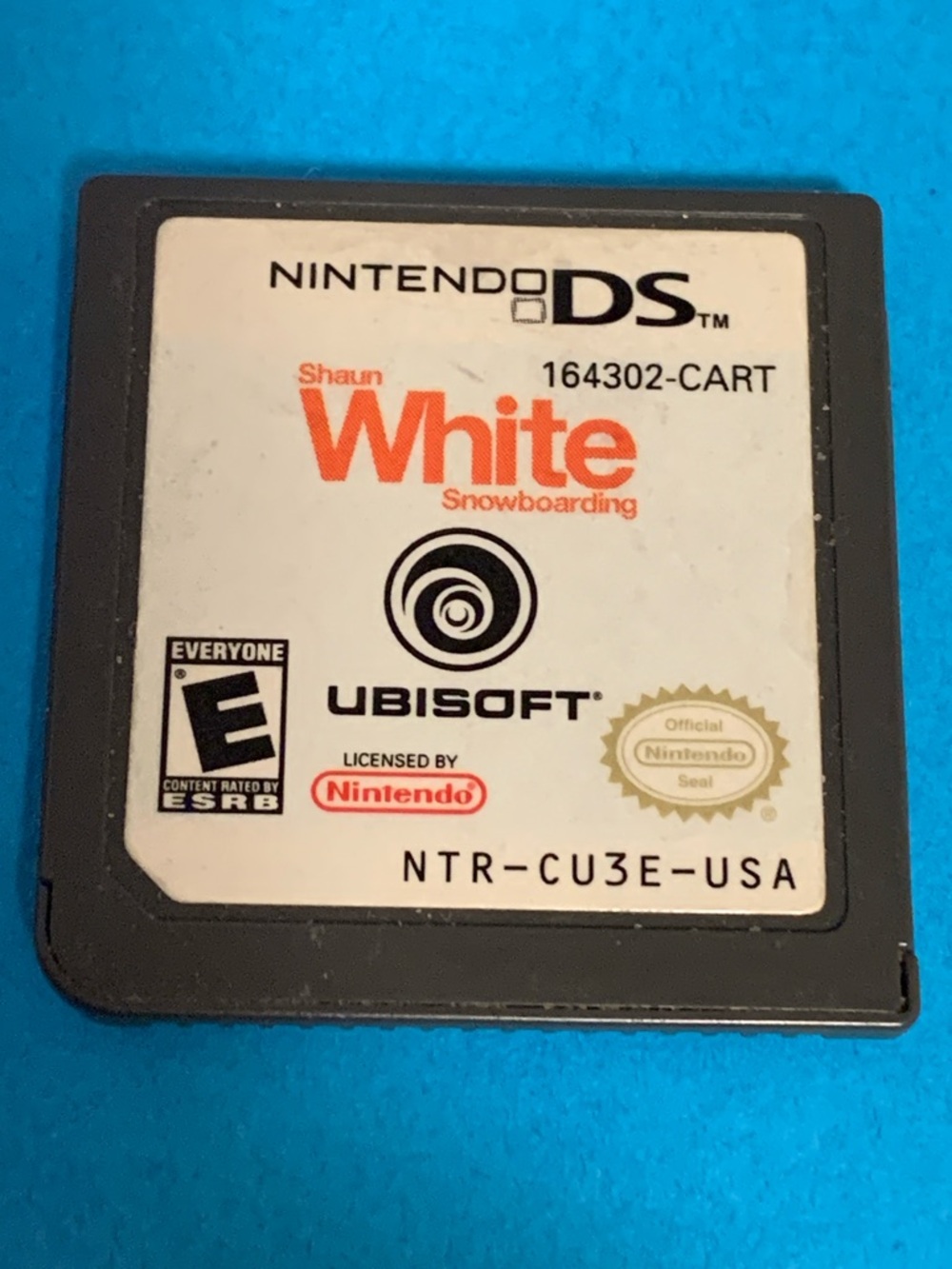 Nintendo DS Shaun White Snowboarding Cartridge - White and Black